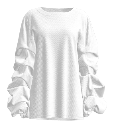 Women's Long Sleeve Top - XJB6118 - Polyester loop -230g/S