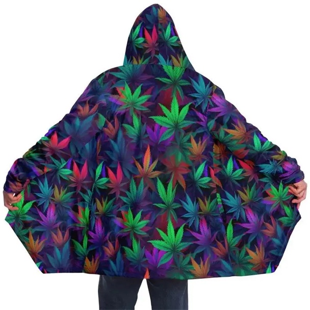 定制斗篷之植物印花设计
